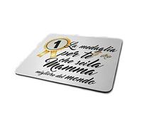 Babloo Mousepad Tappetino Mouse Idea Regalo Festa della Mamma La medaglia d'oro per Te Che Sei la Mamma Migliore del Mondo