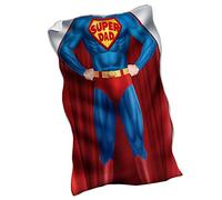 Babloo Plaid Coperta in Pile Idea Regalo per Il Papa' The Superdad 200x180 cm