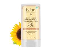 Babo Botanicals Daily Sheer Mineral Tinted Sunscreen Stick SPF50 - Nat
