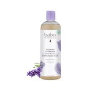 Babo Botanicals Natural Lavender Meadowsweet 3 in 1 Baby Bubble Bath Shampoo Wash - Senza solfati, 425,2 g