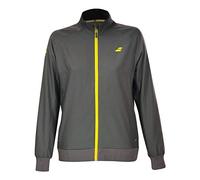 Babolat Core Club - Giacca Sportiva da Donna, Colore: Grigio Scuro, Giallo, XL
