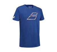 Babolat Exercise Big Flag Tee Uomini Maglietta Blu M
