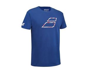 Babolat Exercise Big Flag Tee Uomini Maglietta Blu M