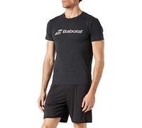 Babolat Exercise Tee Men Black HTHR - L, T-Shirt Uomo, Black HTHR, L