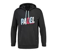 Babolat Hoody Uomini Felpa con Cappuccio Nero-Multicolore M