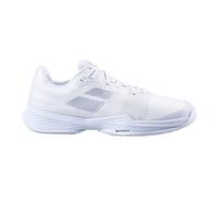 Babolat Jet Mach 3 Scarpa Da Erba Donna-Bianco,Argento in bianco, Taglia: 40.5