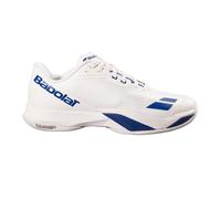 Scarpe da tennis da uomo Babolat Jet Mach 4 All Court - cream/dark blue - Bianco (46,5)
