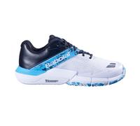 Babolat Movea 2 Scarpa Da Padel Uomini-Bianco,Blu Chiaro