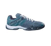 Babolat Der perfekte Padelschuh für Training und Spiel Entdecke die perfekte Kombination aus Komfort, Stabilität und Leistung mit dem Babolat Movea PADL für Herren. Der Movea PADL ist ideal für Spieler aller Leistungsstufen geeignet und bietet hervorragenden Halt und Beweglichkeit auf dem Padelplatz. Dank der rutschfesten Kunststoff Sohle bietet der Movea PADL maximalen Grip, selbst bei schnellen Richtungswechseln und intensiven Spielen. Das atmungsaktive Synthetik Obermaterial sorgt für optimale Belüftung und hält Ihre Füße trocken und kühl. Schutz und Stabilität sowie eine hervorragende Dämpfung machen den Movea PADL von Hersteller erst so richtig perfekt. Nicht zu vergessen ist auch das coole Design, das alle Eigenschaften des Babolat Movea PADL ideal abrundet. Die Highlights des Babolat Movea PADL Hoher Komfort Atmungsaktives Synthetik Obermaterial Textile Innenmaterial Kunststoff Sohle Ergonomisches Design 40