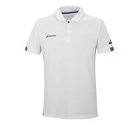 Babolat Polo da uomo Play - maniche corte, colletto classico, materiale morbido - Bianco L