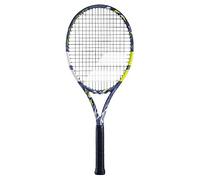 Babolat - Racchetta da Tennis Evo Aero Cordata per Adulti - Ideale per Progredire - Potenza e Comfort - Telaio Aerodinamico Spin Alpha - Grip 2 Piacevole Syntec Evo - Marchio francese - Grigio/Giallo