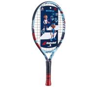 Babolat, Racchetta da tennis modello Ballfighter, misura 17", blu rosso, materiale composito, ideale per bambini, strumenti didattici integrati, adatta ai giocatori di misura inferiore a 95 cm