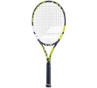 Babolat - Racchetta da tennis per adulti Boost Aero - Racchetta leggera per uomo o donna - Corde e telaio in grafite per facilità e potenza durante il gioco - Taglia 1 - Colore: grigio/giallo