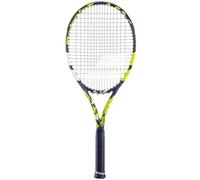 Babolat - Racchetta da tennis per adulti Boost Aero - Racchetta leggera per uomo o donna - Corde e telaio in grafite per facilità e potenza durante il gioco - Taglia 2 - Colore: grigio/giallo