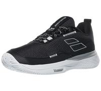 Babolat, Scarpe da Tennis SFX Evo AC W, Taglia 40, Nero/Argento, Comfort ottimale, Mantenimento e fluidità per Giocatori Dilettanti a confermati, Adatte a Qualsiasi Superficie Donna, EU