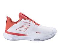 Babolat, Scarpe da Tennis SFX Evo AC W, Taglia 42.5, Bianca/Terra Cotta, Comfort ottimale, Mantenimento e fluidità per Giocatori Dilettanti a confermati, Adatte a Qualsiasi Superficie Uomo, EU