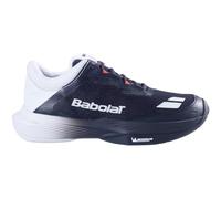 Babolat Scarpe da tennis SFX4 All Court Uomo, Nero/Blu Illusione, 45 EU