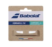 Babolat, Grip per Racchette Modello Vibrakill 2.0, Taglia Unica, Colore Bianco, Gancio Largo per Il Massimo Assorbimento delle Vibrazioni, Comfort Eccezionale Unisex-Adulto