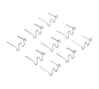 babominimer 100 graffette a caldo in acciaio inox da 0,6 mm/0,8 mm, per paraurti auto e kit di riparazione saldatrice in plastica, compatibili con ABS, nylon, materiali in PVC, include (graffette