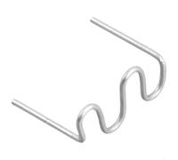 babominimer 1000 graffette a S Wave Hot Staples per riparazione carrozzeria paraurti auto, 0,6 mm/0,8 mm, pretagliate, in acciaio inox, compatibili con strumenti di saldatura in plastica