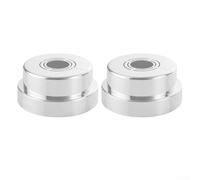 babominimer 2 coperture decorative in ABS per valvole da 1/2" e 3/4", raccordi per doccia per cucina, bagno, doccia, compatibili con rubinetti, radiatori, valvole angolari, D (galvanizzazione)