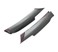babominimer 2 lembi splitter per paraurti anteriore per serie 3 E90 E91 320i 330i 2005-2008, spoiler diffusore in plastica PP nero lucido effetto carbonio per paraurti M-Tech (solo fibra di carbonio)