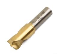 babominimer 3 punte per trapano HSS per saldatura a punti, 6,5 mm, 8 mm, 10 mm, con placcatura per saldatura, lunghezza 45 mm, gambo da 0,6 cm, gambo da 3/8", albero piatto per una presa sicura e