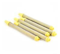 babominimer 5 strumenti spray airless a 100 maglie, inserto in acciaio inossidabile 304, filtro per vernice fine per base coat, smalti, primer, riempitivi, vernici per marcatura, acrilici,