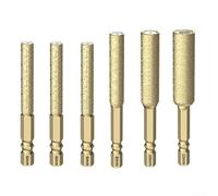 babominimer 6PCS 6-12mm esagonale gambo Core Drill Bit Per Dry Drilling Hole In Tile Marmo Granito Calcestruzzo Con Brasato Tecnologia Smeriglio E Cera Core di Raffreddamento