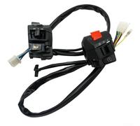 babominimer Abs Interruttore Manubrio Anteriore Fxd125 Sinistra Più Destra Set di Controllo per Sostanza Acqua Modello Semplice Installazione Moto Bar Mount Compatibile Avere F