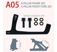 babominimer Adattatore per freno a disco da 20 mm per pinza anteriore o posteriore a telaio o forcella, distanziatore in acciaio inox compatibile con modelli Avid,