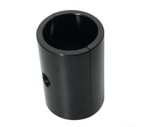 babominimer Adattatore per manubrio in lega di alluminio, riduttore, distanziale da 25,4 mm a 31,8 mm, per strada o presa sicura, facile installazione (nero)