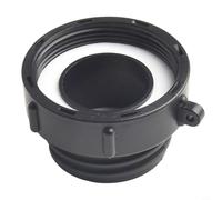 babominimer Adattatore per serbatoio IBC, per contenitore da giardino con valvola Schutz, da 62 mm a 54 mm e da 60 mm a 58 mm, in plastica PP nera (62 mm)