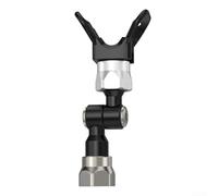 babominimer Adattatore per ugello girevole a 360 gradi e accessorio per montaggio a becco d'anatra con filettatura stretta e design antiscivolo, realizzato in acciaio inossidabile resistente all'usura