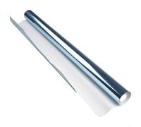 babominimer Adesivi da parete a specchio in PET, 200 x 60 cm, pellicola decorativa autoadesiva, riflettente, adatta per salotti, camere da letto e uffici