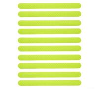 babominimer Adesivo riflettente per auto, striscia di sicurezza riflettente multicolore per specchietto retrovisore e carrozzeria, materiale PET impermeabile, anti-collisione (verde)