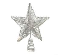 babominimer Albero a stella in metallo con glitter per la decorazione dell'albero delle vacanze, progettato per migliorare l'atmosfera festiva e aggiungere fascino scintillante agli alberi di Natale