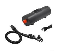 babominimer Aria elettrica ad alta pressione compatibile con tenda gonfiabile e letto ad aria, gonfiatore esterno da 12 V DC con batteria ricaricabile da 2000 mAh, potenza 90 W, flusso d'aria 500 l