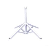babominimer Base di supporto pieghevole per ombrellone da esterno con gambe a 3/4 per pesca sul sedile da spiaggia, compatibile con ombrelloni da 2,2-3,2 m, bianco o nero (quattro gambe aggiornate)