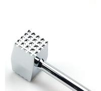 babominimer Batticarne in alluminio - Strumento da cucina a due lati per intenerire e appiattire bistecche, manzo, pollo, agnello e maiale, impugnatura ergonomica morbida per (quadrato)