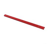 babominimer Binario di guida a T in lega di alluminio con scanalatura a T, 300-600 mm, accessorio per fresatrice per lavorazione del legno, viti a T e morsetto ad azione rapida, rosso, compatibile con