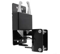 babominimer Bullone per porta in metallo a due vie Doppia serratura a lingua Hardware di sicurezza per l'installazione della porta del tubo rotondo della stalla stabile del recinto del ranch