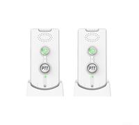 babominimer Campanello interfono wireless con comunicazione vocale bidirezionale, portata estesa 1000 metri, unità esterna impermeabile, adatto per uso residenziale a più piani (bianco)