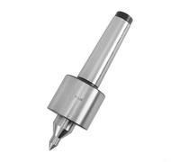 babominimer Centro vivo a triplo cuscinetto per tornio conico Morse Strumento CNC Contropunta macchina in acciaio ad alto tenore di carbonio Supporto rotazione argento (MT4)