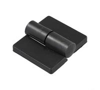 babominimer Cerniera divisoria in plastica per porte del bagno pubblico, accessori per porte in nylon nero per aeroporti, ospedali, uffici, ristoranti, negozi (a sinistra)