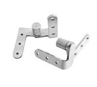 babominimer Cerniera invisibile per pavimento in acciaio inox ispessito, 80 x 80 mm, cerniera per porta girevole a scomparsa, per porte in legno pesanti, design senza cuciture, facile da installare