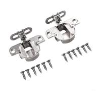 babominimer Cerniere a 97° in lega di zinco per porta dell'armadio, coppa da 35 mm, regolabile, pannello laterale nascosto, montaggio piatto, cerniera per armadio da cucina, armadio, libreria, porte,