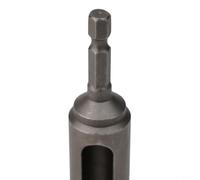 babominimer Chiave a bussola da 120 mm con codolo esagonale a cambio rapido da 1/4 di pollice e punta per trapano scanalata, in acciaio al cromo vanadio, prolunga per presa elettrica o (14 mm)