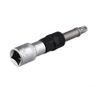 babominimer Chiave per rimozione puleggia alternatore con punta Torx T50 e bussola da 1/2", dado a 33 denti e chiave da 19 mm, utensile manuale in acciaio da 110 mm per smontaggio e