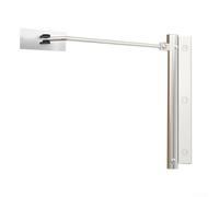 babominimer Chiudiporta automatico per porte scorrevoli, silenzioso, chiusura regolabile, struttura in lega di alluminio, compatibile con legno, alluminio, (argento)